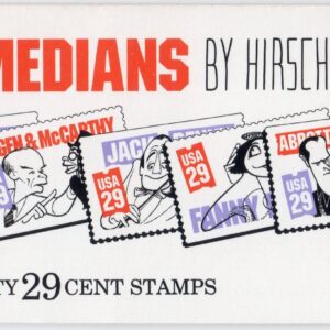 Scott #BK191 (2562-2566) Comedians (Chaplin) Booklet of 20 Stamps - Sealed