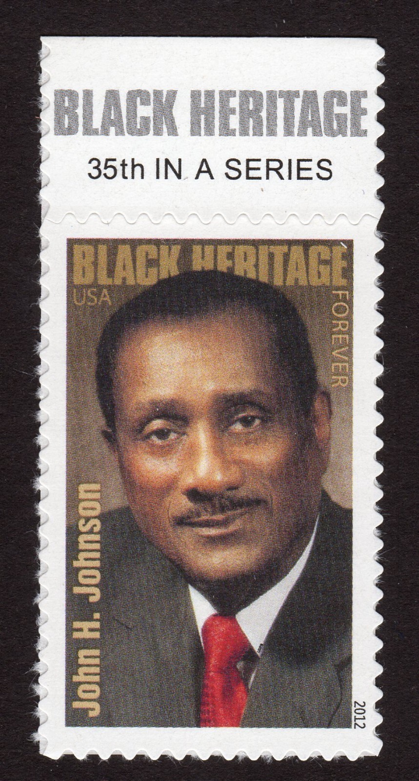 Scott #4624 John H. Johnson (Ebony) Forever Stamp - MNH w/Title