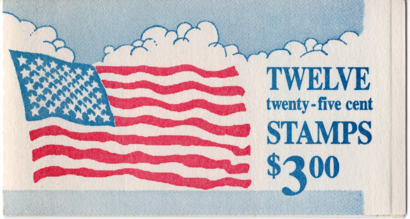 Scott #BK161 (2285ac) Flag in Clouds Complete Booklet of 12 Stamps - MNH