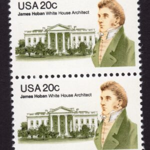 Scott #1936 James Hoban White House Architect Pair of Stamps - MNH