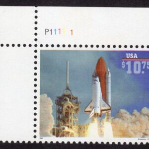 Scott #2544a Space Shuttle Endeavor Plate # Single Stamp - MNH P#11111 UL B