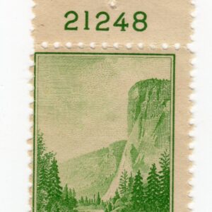 Scott #740 Yosemite Plate # Single Stamp - MNH P#21248