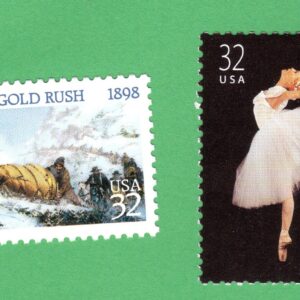 Scott #3235-3237 Klondike Gold Rush Ballet Single Stamps - MNH