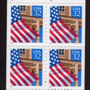 Scott #BK226 (2916a) Flag Over Porch Booklet of 20 Stamps - MNH P#11111