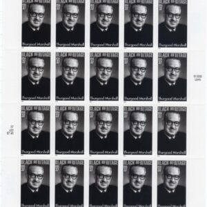 Scott #3746 Thurgood Marshall (Black Heritage) Sheet of 20 Stamps - MNH
