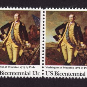 Scott #1704 Washington at Princeton by Peale Pair of Stamps - MNH