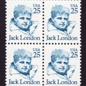 Scott #2182 Jack London Block Of 4 Stamps - MNH
