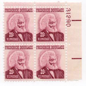 Scott #1290a Frederick Douglas Plate Block of 4 Stamps - MNH P#31290 UR
