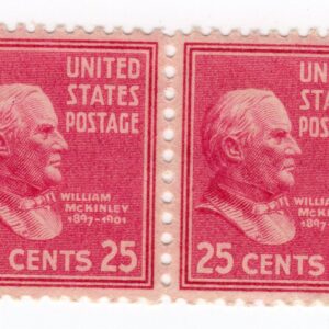 Scott #829 William McKinley Pair of Stamps - MNH