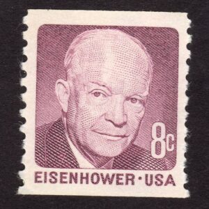 Scott #1402 Dwight Eisenhower Coil Single Stamp - MNH #1