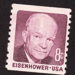 Scott #1402 Dwight Eisenhower Coil Single Stamp - MNH #2