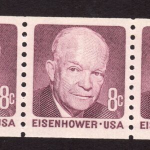 Scott #1402 Dwight Eisenhower Coil of 3 Stamps - MNH #1