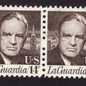 Scott #1397 Fiorello LaGuardia Pair of Stamps - MNH #1