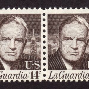 Scott #1397 Fiorello LaGuardia Pair of Stamps - MNH #2