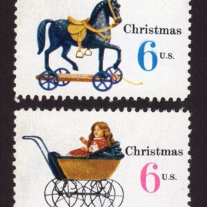 Scott #1418b (1415-1418) Christmas Toys Set of 4 Stamps - MNH
