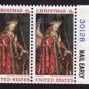 Scott #1363a Angel Gabriel Mail Early Pair of Stamps - MNH