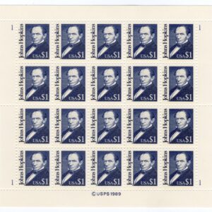 Scott #2194 Johns Hopkins Full Sheet Of 20 Stamps - MNH P#1 B