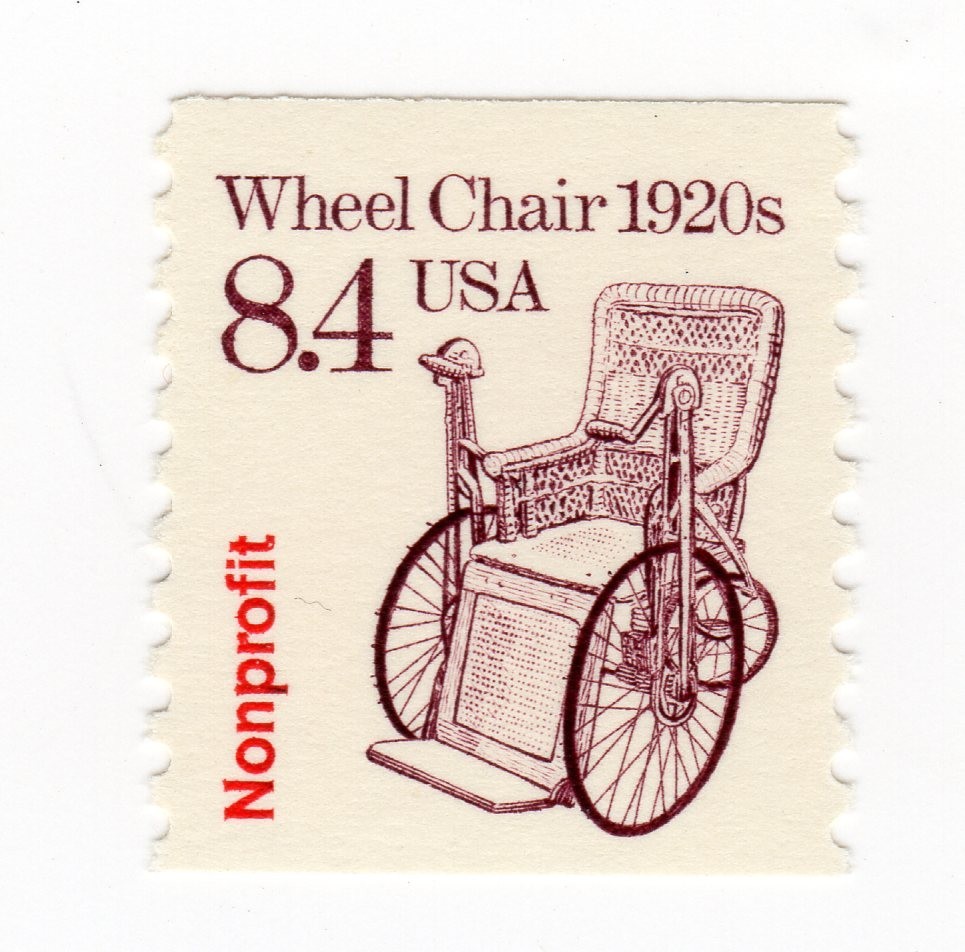 Scott #2256 Nonprofit Wheelchair Single Coil Stamp - MNH VF/XF