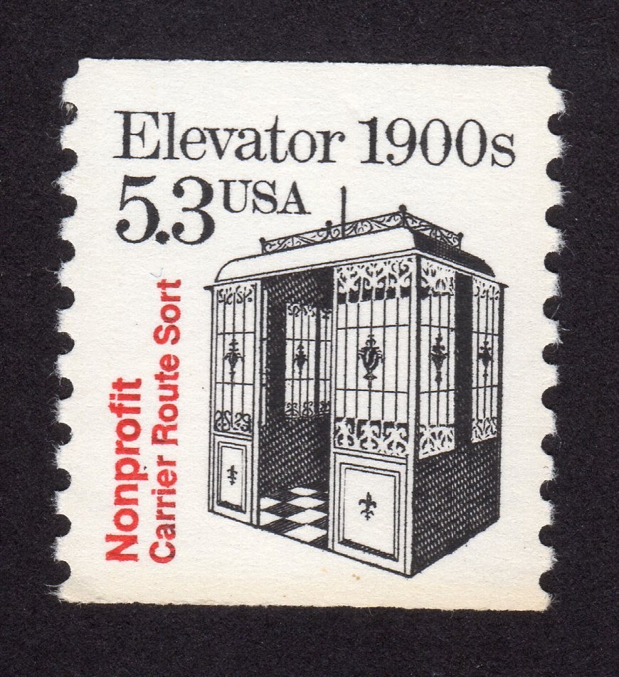 Scott #2254 Elevator 1900s Coil Single Stamp - MNH
