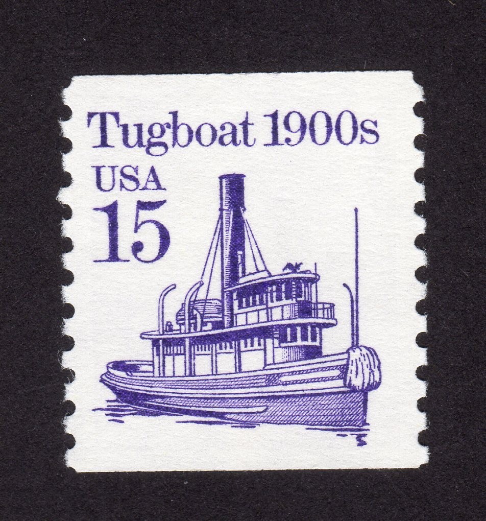 Scott #2260 Tugboat 1900s Coil Single Stamp - MNH #2