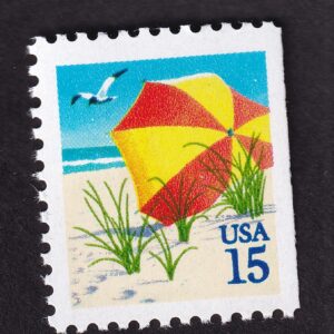 Scott #2443 Beach Umbrella Booklet Single Stamp - MNH