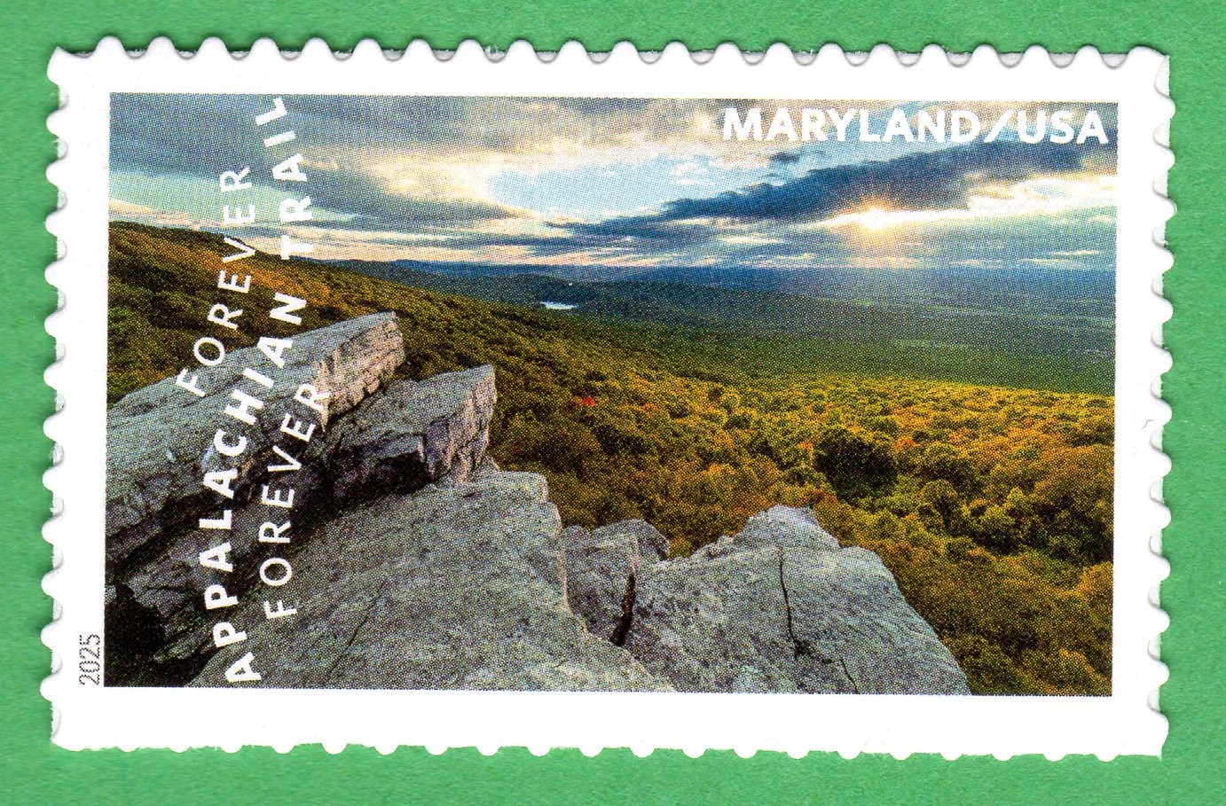 Scott #5960h Appalachian Trail Maryland Single Forever Stamps - MNH