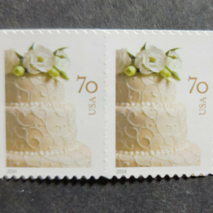 Scott #4867 70¢ WEDDING CAKE - Pair of Stamps - MNH #1