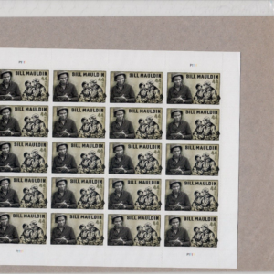 Scott #4445 Bill Mauldin War Cartoonist Sheet of 20 Stamps - Sealed