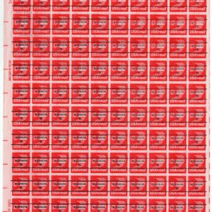 Scott #c79b Precancel Airmail Winged Envelope Sheet of 100 Stamps MNH P#34558 UL