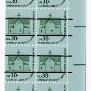 Scott #1606 Morris School Precancel Plate Block of 20 Stamps - MNH P#39131 LR