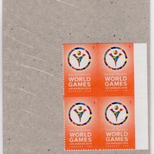 Scott #4986 Special Olympics Plate Block of 4 Forever Stamps - Sealed