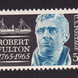 Scott #1270 Robert Fulton Steamboat Single Stamp - MNH