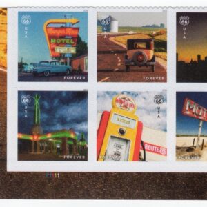Scott #6074-6081 Route 66 Plate Block of 8 Forever Stamps - MNH In Stock