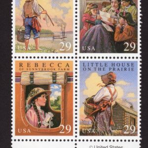 Scott #2788a (2785-88) Classic Children's Books Block of 4 Stamps - MNH w/Copy