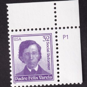 Scott #3166 Padre Felix Varela Plate # Single Stamp - MNH UR