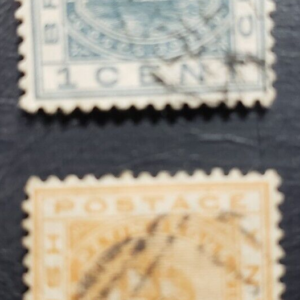 Stamp Africa British Guiana 1876 Seal of Colony A13 sc# 72 & 73