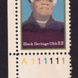 Scott #2137 Mary McLeod Bethune (Black Heritage) Plate # Single Stamp - MNH LL