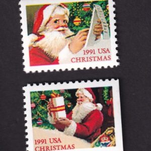 Scott #2580-2585 (6) Santa Single Stamps - MNH