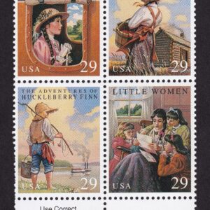 Scott #2788a (2785-88) Classic Children's Books Zip Block of 4 Stamps - MNH