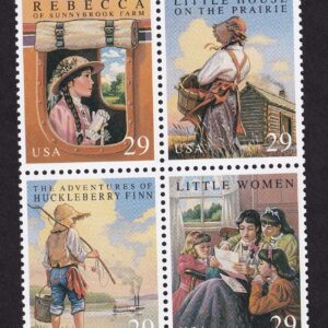 Scott #2788a (2785) Classic Children's Books Block of 4 Stamps - MNH Rebecca 1st