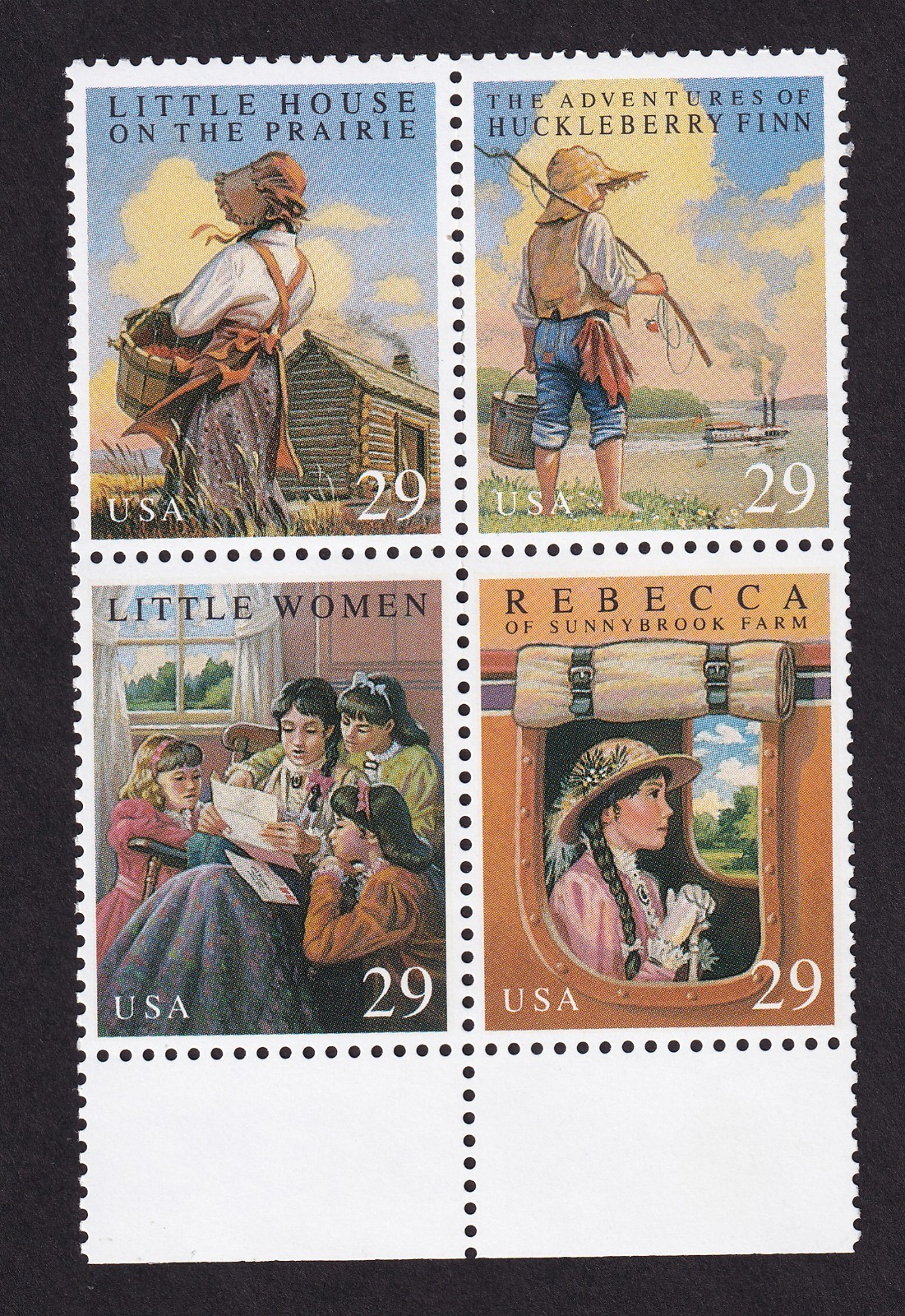 Scott #2788a (2785) Classic Children's Books Block of 4 Stamps - MNH Prairie 1st