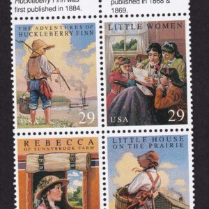 Scott #2788a (2785) Classic Children's Books Block of 4 Stamps - MNH w/descript