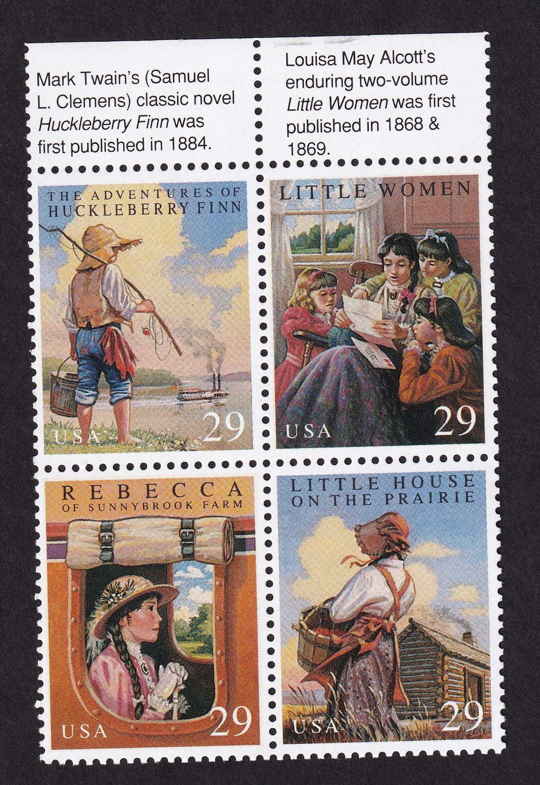 Scott #2788a (2785) Classic Children's Books Block of 4 Stamps - MNH w/descript
