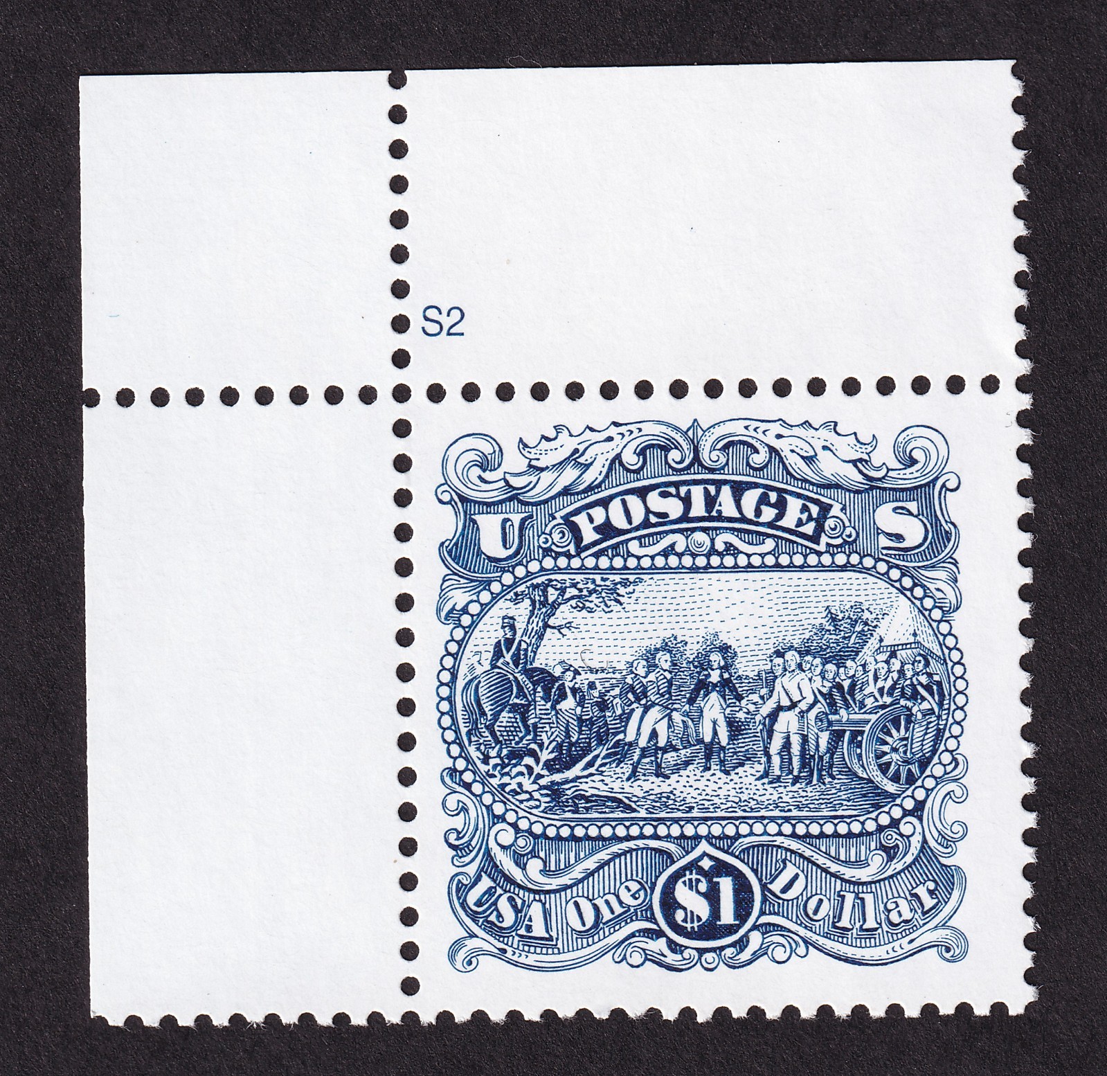 Scott #2590 Saratoga (Benedict Arnold) Plate # Singe Stamp - MNH P#S2 UL
