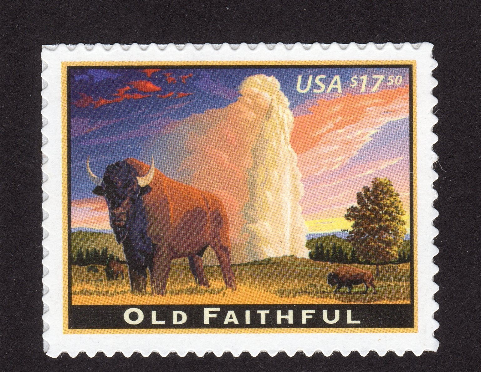 Scott #4379 Old Faithful Priority Mail Stamp - MNH