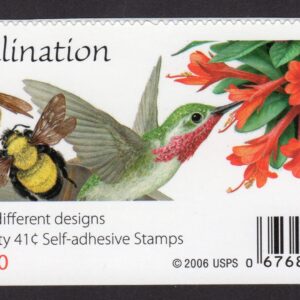 Scott #4156a Pollination Booklet Block of 4 Stamps - MNH