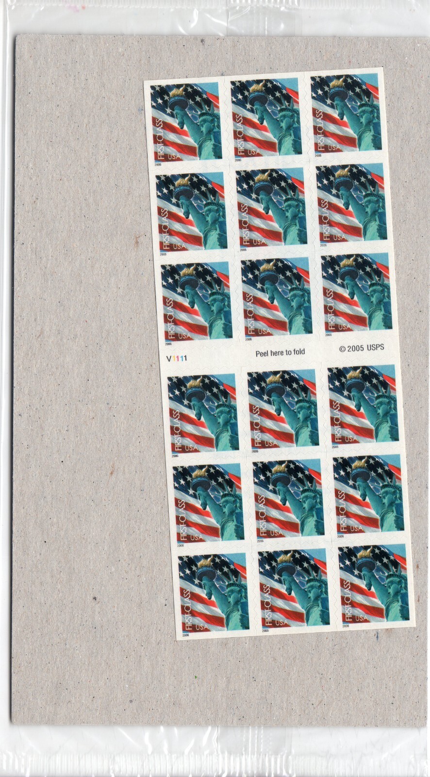 Scott #3975a Statue of Liberty & Flag Booklet of 18 Stamps - Sealed
