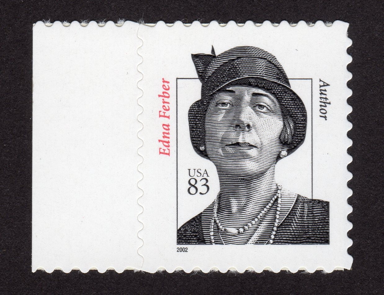 Scott #3433 Edna Ferber Single Stamp - MNH w/ side selvage