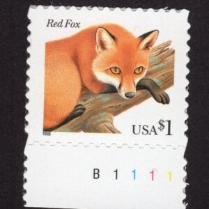 Scott #3036 Red Fox Single Stamp - MNH w/Plate #