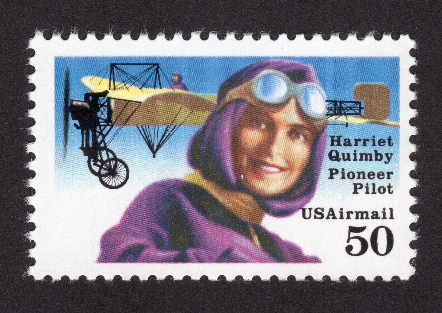 Scott #c128b Harriet Quimby Air Mail Single Stamp - MNH